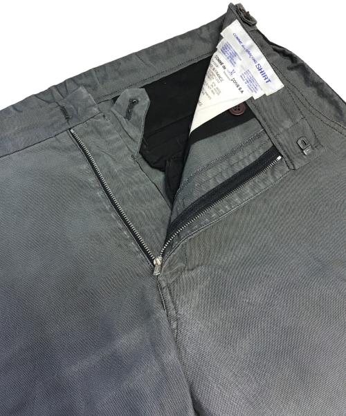 COMME des GARCONS SHIRT（コムデギャルソンシャツ）COMME des GARCONS SHIRT (コムデギャルソンシャツ) サイドラインパンツ グレー サイズ:Mの古着・服飾アイテム