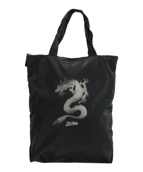 Jean Paul GAULTIER（ジャンポールゴルチェ）Jean Paul GAULTIER (ジャンポールゴルチェ) トートバッグ ブラックの古着・服飾アイテム
