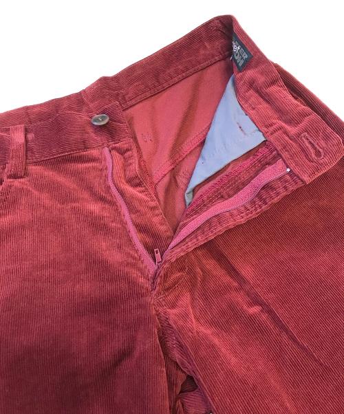 Jean Paul Gaultier homme（ジャンポールゴルチェオム）Jean Paul Gaultier homme (ジャンポールゴルチェオム) コーデュロイパンツ レッド サイズ:79の古着・服飾アイテム