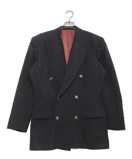 Jean Paul GAULTIER CLASSIQUE（ジャンポールゴルチエクラシック）Jean Paul GAULTIER CLASSIQUE (ジャンポールゴルチエクラシック) ダブルテーラードジャケット ネイビー サイズ:48の古着・服飾アイテム