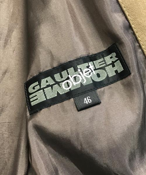 Jean Paul Gaultier homme（ジャンポールゴルチェオム）Jean Paul Gaultier homme (ジャンポールゴルチェオム) 3Bテーラードジャケット カーキ サイズ:46の古着・服飾アイテム