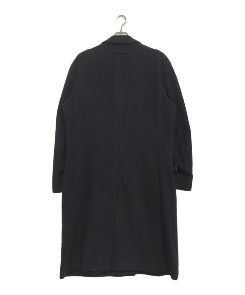 Jean Paul Gaultier homme（ジャンポールゴルチェオム）Jean Paul Gaultier homme (ジャンポールゴルチェオム) ロングチェスターコート ネイビー サイズ:48の古着・服飾アイテム