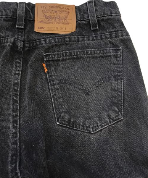LEVI'S（リーバイス）LEVI'S (リーバイス) 505後染めブラックデニム ブラック サイズ:W34×L30の古着・服飾アイテム