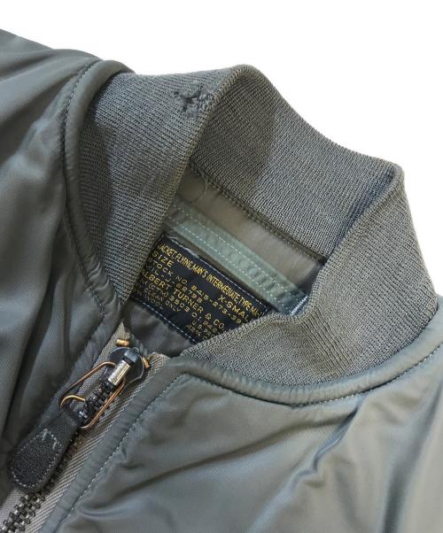 THE REAL McCOY'S（ザ・リアルマッコイズ）THE REAL McCOY'S (ザ・リアルマッコイズ) MA-1ジャケット オリーブ サイズ:X‐SMALLの古着・服飾アイテム