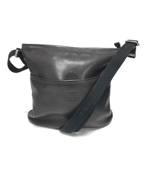 LOEWE（ロエベ）LOEWE (ロエベ) アナグラムショルダーバッグ ブラウン サイズ:表記なしの古着・服飾アイテム