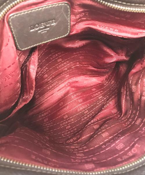 LOEWE（ロエベ）LOEWE (ロエベ) アナグラムショルダーバッグ ブラウン サイズ:表記なしの古着・服飾アイテム