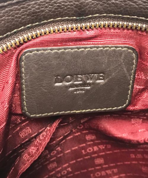 LOEWE（ロエベ）LOEWE (ロエベ) アナグラムショルダーバッグ ブラウン サイズ:表記なしの古着・服飾アイテム