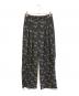 anuke（アンヌーク）の古着「anuke Flower Jacquard Pants」｜ブラック