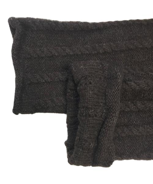 Y's for men（ワイズフォーメン）Y's for men (ワイズフォーメン) タートルネックケーブルニット ブラウン サイズ:3の古着・服飾アイテム