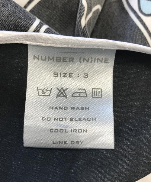 NUMBER (N)INE（ナンバーナイン）NUMBER (N)INE (ナンバーナイン) FUCK君総柄テーラードジャケット ブラック サイズ:Lの古着・服飾アイテム