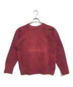 B.V.Dビーブイディー）の古着「ラグランスウェット」｜レッド