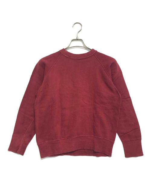 B.V.D（ビーブイディー）B.V.D (ビーブイディー) ラグランスウェット レッド サイズ:Mの古着・服飾アイテム