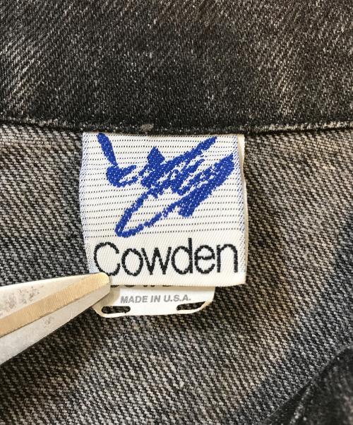 COWDEN（カウデン）COWDEN (カウデン) ブラックデニムジャケット ブラック サイズ:38/40の古着・服飾アイテム