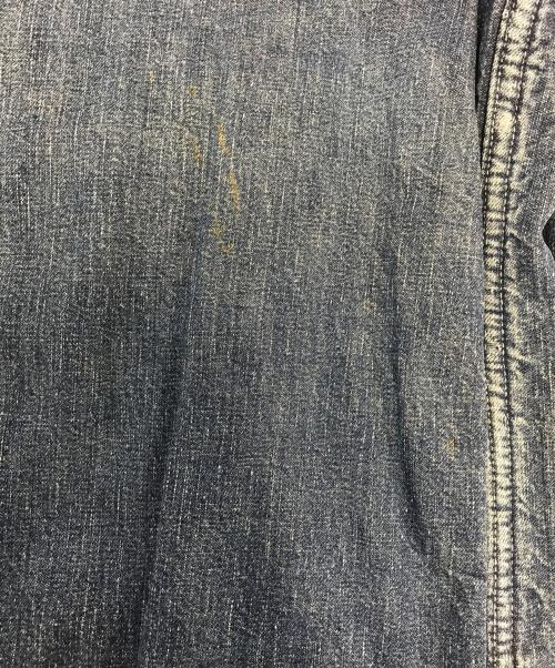 USED（ユーズド）USED (ユーズド) 裏地ブランケットデニムカバーオール インディゴ サイズ:40の古着・服飾アイテム