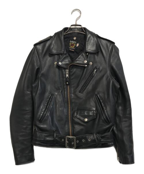 Schott（ショット）Schott (ショット) ダブルライダースジャケット ブラック サイズ:SIZE 36の古着・服飾アイテム
