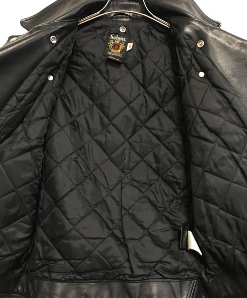 Schott（ショット）Schott (ショット) ダブルライダースジャケット ブラック サイズ:SIZE 36の古着・服飾アイテム