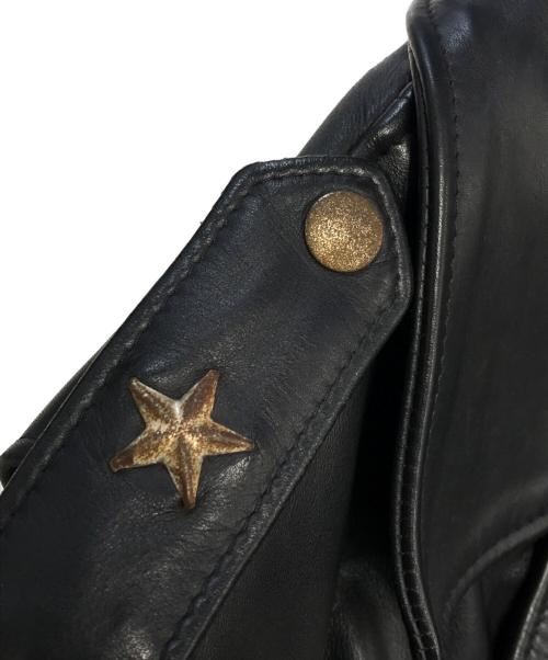 Schott（ショット）Schott (ショット) ダブルライダースジャケット ブラック サイズ:SIZE 36の古着・服飾アイテム