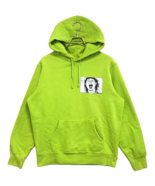SUPREME（シュプリーム）SUPREME (シュプリーム) AKIRA (アキラ) Patches Hooded Sweatshirt 黄緑 サイズ:Mの古着・服飾アイテム