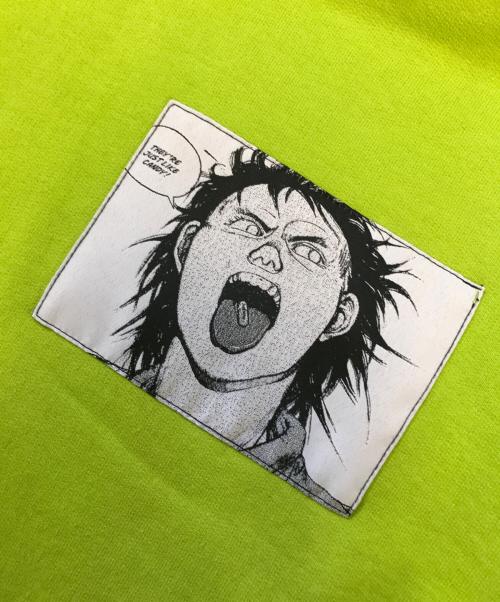 SUPREME（シュプリーム）SUPREME (シュプリーム) AKIRA (アキラ) Patches Hooded Sweatshirt 黄緑 サイズ:Mの古着・服飾アイテム