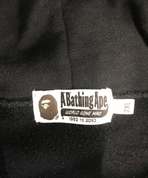 A BATHING APE（ア ベイシング エイプ）A BATHING APE (ア ベイシング エイプ) 名探偵コナン (メイタンテイコナン) ロゴプリントパーカー ブラック サイズ:2XLの古着・服飾アイテム
