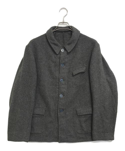 VINTAGE（ヴィンテージ）VINTAGE (ヴィンテージ) ファーマーズウールワークジャケット グレー サイズ:不明の古着・服飾アイテム