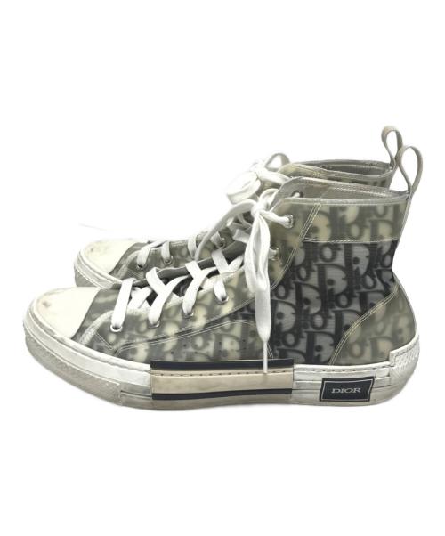 Christian Dior（クリスチャン ディオール）Christian Dior (クリスチャン ディオール) B23リーグハイトップスニーカー ベージュ サイズ:43の古着・服飾アイテム