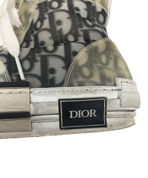 Christian Dior（クリスチャン ディオール）Christian Dior (クリスチャン ディオール) B23リーグハイトップスニーカー ベージュ サイズ:43の古着・服飾アイテム
