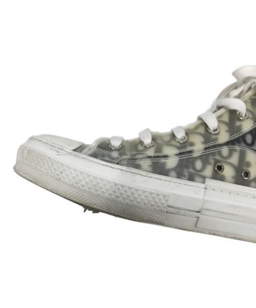 Christian Dior（クリスチャン ディオール）Christian Dior (クリスチャン ディオール) B23リーグハイトップスニーカー ベージュ サイズ:43の古着・服飾アイテム