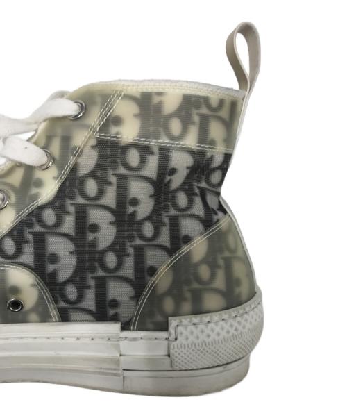 Christian Dior（クリスチャン ディオール）Christian Dior (クリスチャン ディオール) B23リーグハイトップスニーカー ベージュ サイズ:43の古着・服飾アイテム