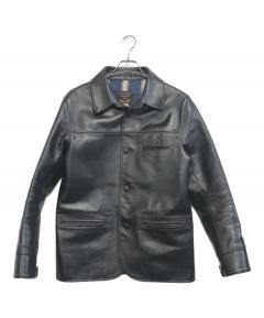 中古・古着通販】GAP (ギャップ) レザージャケット ブラック サイズ:XL
