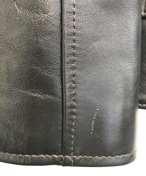 Y'2 leather（ワイツーレザー）Y'2 LEATHER (ワイツーレザー) レザーカーコート ブラック サイズ:40の古着・服飾アイテム