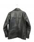 Y'2 LEATHER (ワイツーレザー) レザーカーコート ブラック サイズ:40：100000円