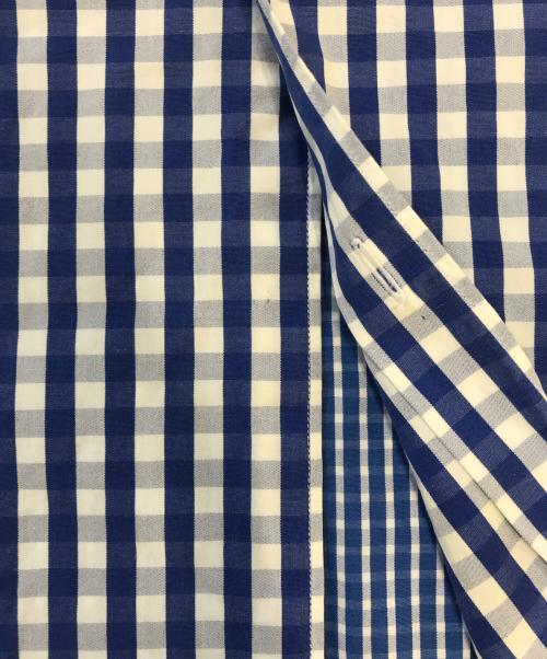 COMME des GARCONS SHIRT（コムデギャルソンシャツ）COMME des GARCONS SHIRT (コムデギャルソンシャツ) 切替シャツ ブルー サイズ:Mの古着・服飾アイテム