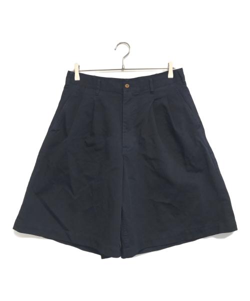 COMME des GARCONS HOMME PLUS（コムデギャルソンオムプリュス）COMME des GARCONS HOMME PLUS (コムデギャルソンオムプリュス) ポリ縮絨ハーフパンツ ブラック サイズ:Sの古着・服飾アイテム