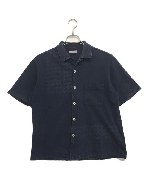 COMME des GARCONS HOMME（コムデギャルソン オム）COMME des GARCONS HOMME (コムデギャルソン オム) 切替コットンシャツ ネイビー サイズ:表記なしの古着・服飾アイテム