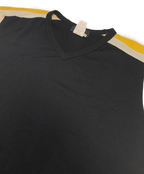 Y's for men（ワイズフォーメン）Y's for men (ワイズフォーメン) 3トーンVネックニット ブラック サイズ:3の古着・服飾アイテム