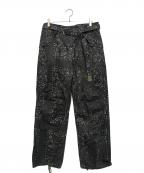 sacaiサカイ）の古着「Bandana Print Pants」｜ブラック