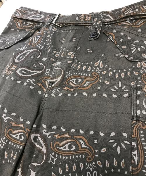 sacai（サカイ）sacai (サカイ) Bandana Print Pants ブラック サイズ:2の古着・服飾アイテム