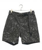 sacaiサカイ）の古着「フローラル ショートパンツ」｜ブラック