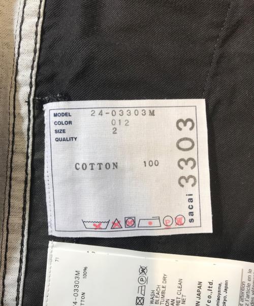 sacai（サカイ）sacai (サカイ) フローラル ショートパンツ ブラック サイズ:2の古着・服飾アイテム