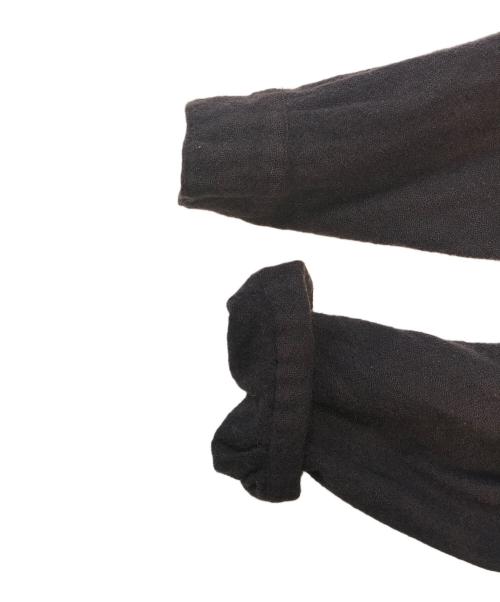 COMME des GARCONS SHIRT（コムデギャルソンシャツ）COMME des GARCONS SHIRT (コムデギャルソンシャツ) インサイドアウト縮絨シャツ ブラウン サイズ:Sの古着・服飾アイテム