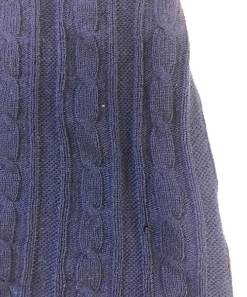 COMME des GARCONS HOMME PLUS（コムデギャルソンオムプリュス）COMME des GARCONS HOMME PLUS (コムデギャルソンオムプリュス) ケーブルニット ネイビー サイズ:表記なしの古着・服飾アイテム