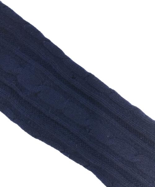 COMME des GARCONS HOMME PLUS（コムデギャルソンオムプリュス）COMME des GARCONS HOMME PLUS (コムデギャルソンオムプリュス) ケーブルニット ネイビー サイズ:表記なしの古着・服飾アイテム