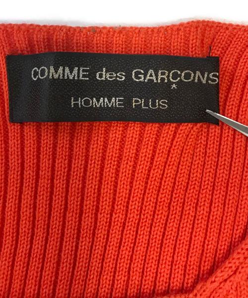 COMME des GARCONS HOMME PLUS（コムデギャルソンオムプリュス）COMME des GARCONS HOMME PLUS (コムデギャルソンオムプリュス) 90's リブ×ケーブル切替ニット オレンジ サイズ:表記なしの古着・服飾アイテム