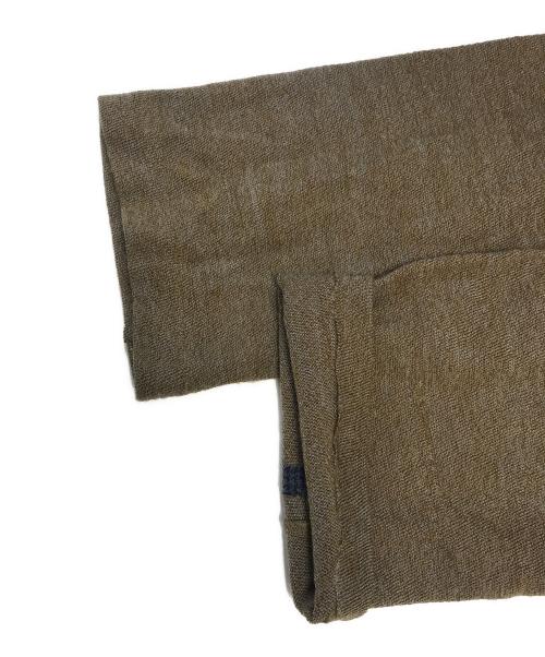 COMME des GARCONS HOMME PLUS（コムデギャルソンオムプリュス）COMME des GARCONS HOMME PLUS (コムデギャルソンオムプリュス) ボーダーニット オリーブ サイズ:表記なしの古着・服飾アイテム