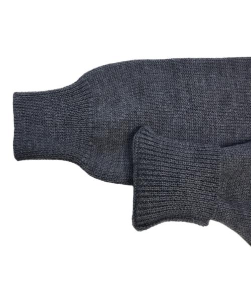 MIU MIU（ミュウミュウ）MIU MIU (ミュウミュウ) バイカラーニット グレー×ブルー サイズ:42の古着・服飾アイテム