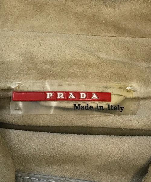 PRADA SPORTS（プラダスポーツ）PRADA SPORTS (プラダスポーツ) ニット切替スエードジャケット ベージュ サイズ:48の古着・服飾アイテム