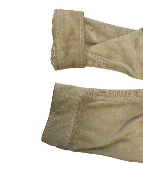 PRADA SPORTS（プラダスポーツ）PRADA SPORTS (プラダスポーツ) ニット切替スエードジャケット ベージュ サイズ:48の古着・服飾アイテム