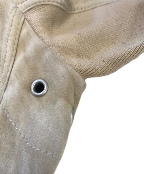 PRADA SPORTS（プラダスポーツ）PRADA SPORTS (プラダスポーツ) ニット切替スエードジャケット ベージュ サイズ:48の古着・服飾アイテム