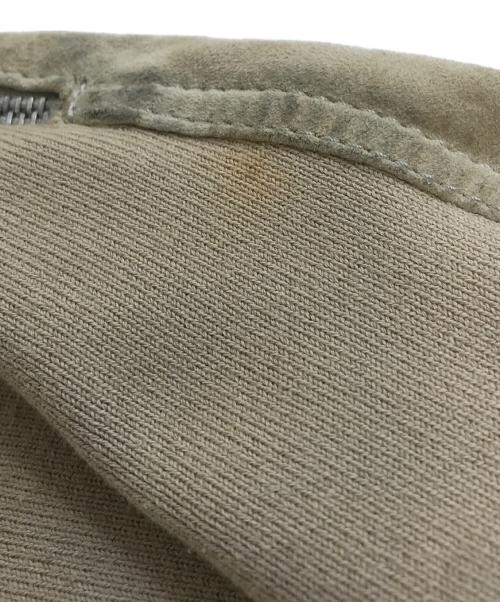 PRADA SPORTS（プラダスポーツ）PRADA SPORTS (プラダスポーツ) ニット切替スエードジャケット ベージュ サイズ:48の古着・服飾アイテム